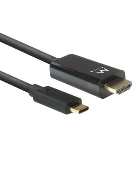 Cable adaptador ewent usb tipo c a hdmi 4k  30hz macho  macho 2m