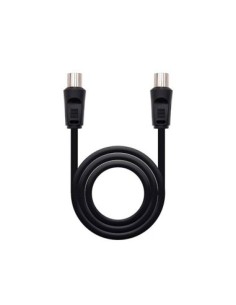 Cable antena tv nanocable 75 ohm m  h 1 8 m  negro