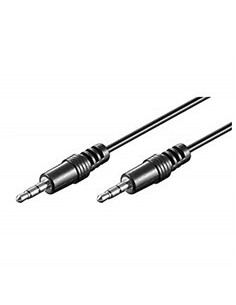 Cable audio ewent jack 3 5 macho macho 1 5 metros negro