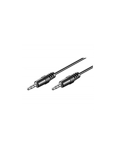 Cable audio ewent jack 3 5 macho macho 1 5 metros negro