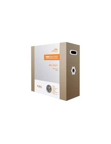 Cable cat 5e ubiquiti bobina 305m s  ftp doble apantallado cu solido hilo masa awg  24 anti  cros