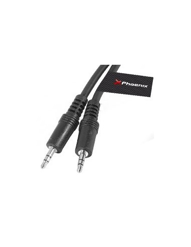 Cable de audio mini jack 3 5 mm m  m estéreo de 3 m
