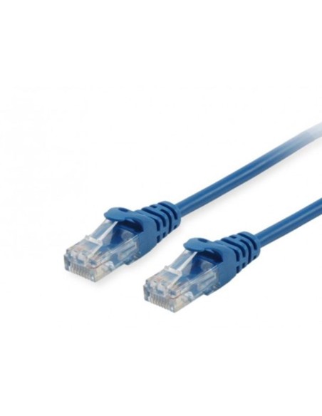 Cable de red equip latiguillo rj45 u  utp cat6a 10m azul