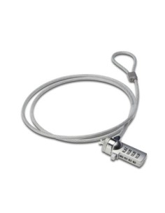 Cable de seguridad ewent para portatil  kesington combinacion de numeros 4 digitos  1 5m