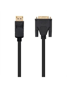 Cable displayport a dvi nanocable 2m negro  macho  macho