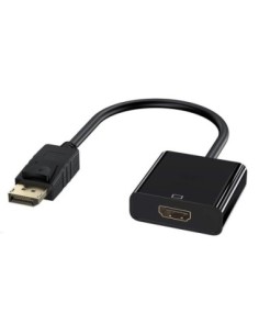 Cable displayport a hdmi ewent 0 15m  macho  hembra  negro