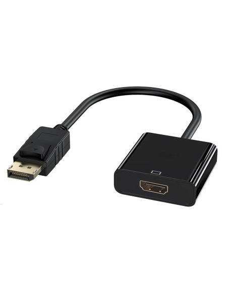 Cable displayport a hdmi ewent 0 15m  macho  hembra  negro