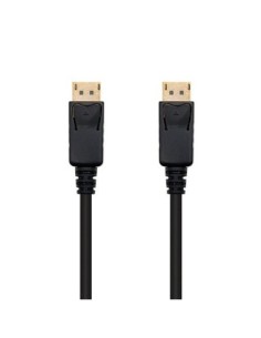 Cable displayport m  m 3m nanocable negro retail dp  m  dp  m  3m  conectores oro  5 4 gbits