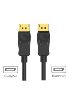 Cable ewent displayport 1 2  4k  60hz  a  a awg28  2m