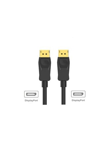 Cable ewent displayport 1 2  4k  60hz  a  a awg28  2m