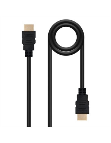 Cable hdmi 1 3 nanocable 1m  macho  macho  negro