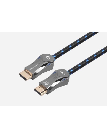 Cable hdmi 2 1 deep gaming 4k  120hz 8k  60hz 2m  macho  macho