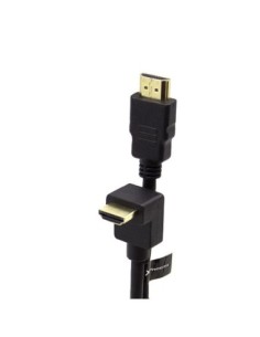 Cable hdmi a  a 90 grados awg 24 clase 2 0 de 1 8 m