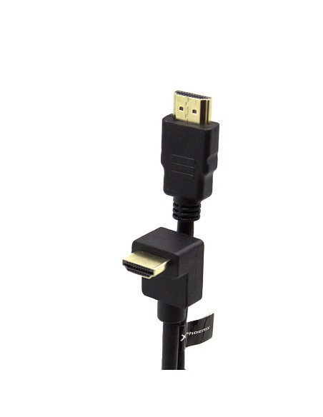 Cable hdmi a  a 90 grados awg 24 clase 2 0 de 3 m