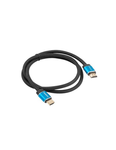 Cable hdmi lanberg m  m v2 0 premium certificate 1m negro
