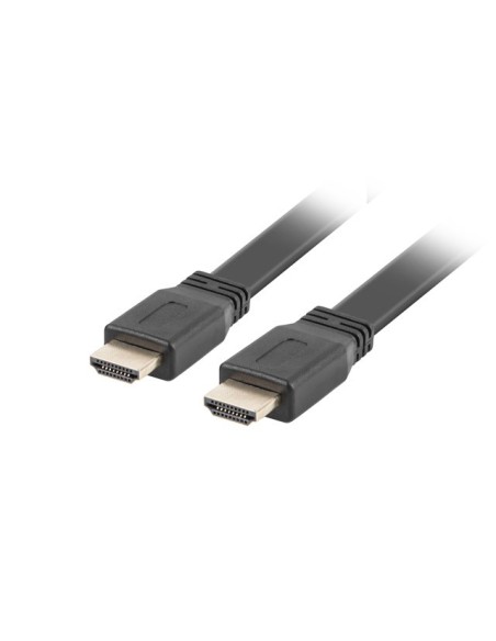 Cable hdmi lanberg macho  macho v2 0 4k plano 5m negro