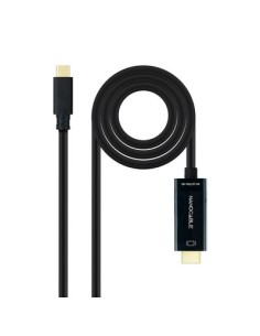 Cable nanocable conversor usb tipo c a hdmi usb tipo c  mhdmi  m negro 1 8 m