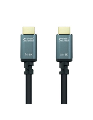Cable nanocable hdmi 2 1 iris 8k macho  macho 2m negro