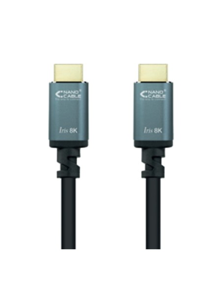 Cable nanocable hdmi 2 1 iris 8k macho  macho 2m negro
