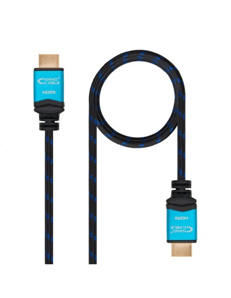 Cable nanocable hdmi a to hdmi a 4k 2m trenzado