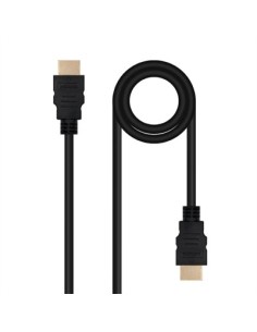 Cable nanocable hdmi v2 0 4k@60hz 18gbps a  m  a  m  1 5 m  negro