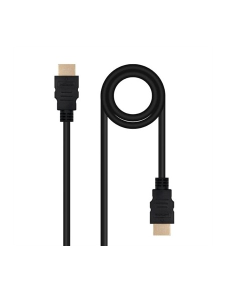 Cable nanocable hdmi v2 0 4k@60hz 18gbps a  m  a  m  1 5 m  negro