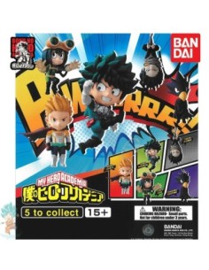 Set gashapon my hero academia llavero deformed mascot smash vol 2 bandai