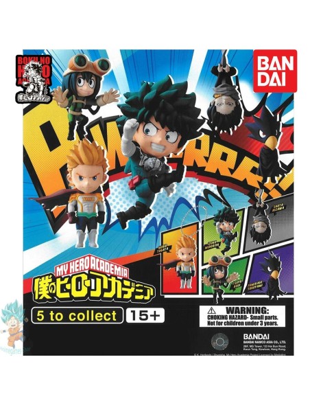 Set gashapon my hero academia llavero deformed mascot smash vol 2 bandai