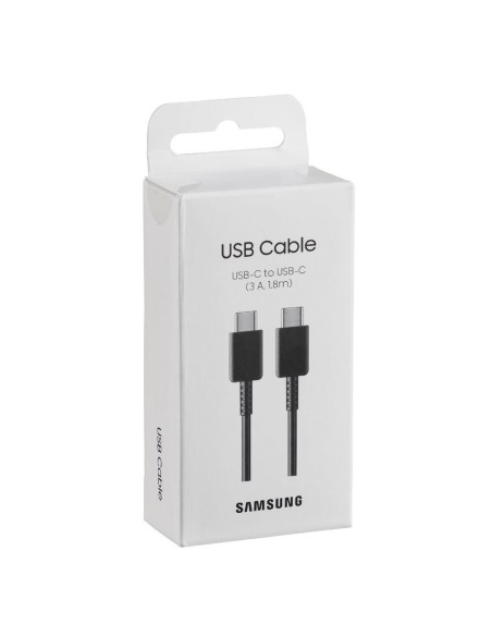 Cable samsung original ep  dx310jbegeu usb tipo c  usb tipo c negro 1 8m