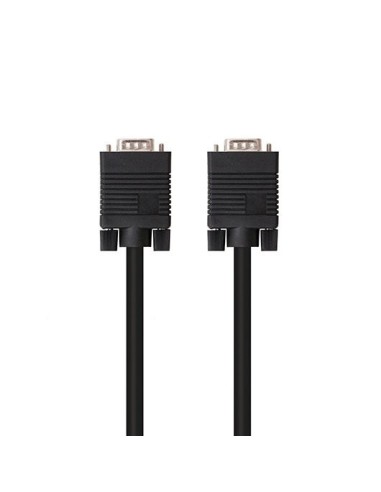 Cable svga hdb15 nanocable 1 8m  macho  macho  negro