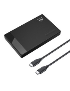 Caja disco duro ewent ew7073 2 5 pulgadas usb tipo c negro