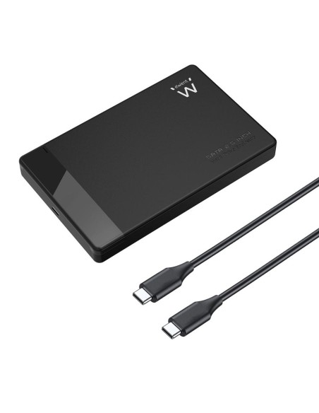 Caja disco duro ewent ew7073 2 5 pulgadas usb tipo c negro