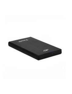 Caja externa tooq tqe  2522b para hdd  ssd 2 5 pulgadas 9 5mm sata usb 3 0 negra