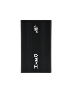 Caja externa tooq tqe  2524b 2 5 pulgadas 9 5mm sata usb 3 0 negro