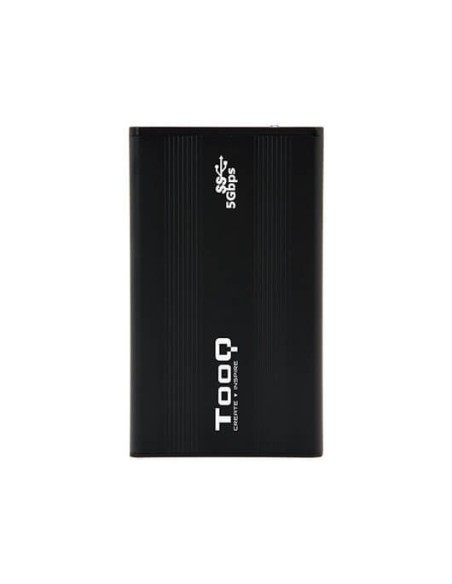 Caja externa tooq tqe  2524b 2 5 pulgadas 9 5mm sata usb 3 0 negro