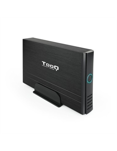 Caja externa tooq tqe  3520b para hdd 3 5 pulgadas sata usb 2 0 negro