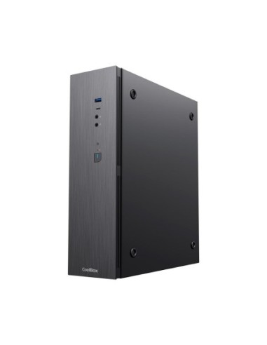 Caja ordenador coolbox t370  bz matx negro con fuente tfx bronze
