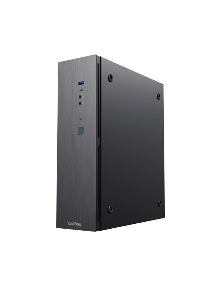 Caja ordenador coolbox t370  bz matx negro con fuente tfx bronze