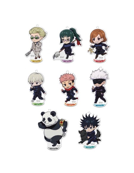 Set figuras acrílicas megahouse jujutsu kaisen toko toko mascot vol  19