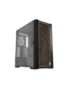 Caja ordenador phoenix gaming artisan noble negra frontal de madera atx filtros antipolvo tipo c