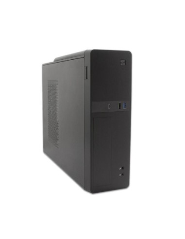 Caja ordenador sobremesa coolbox microatx slim t310 usb  c lector de tarjetas fuente sfx 300w bronz