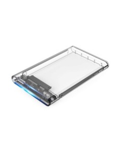 Carcasa disco duro  hdd  ssd coolbox coo  sct  2533 2 5 pulgadas sata usb 3 0 transparente
