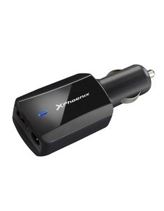 Cargador adaptador universal 90w phoenix phlaptopcarcharger para coche  vehiculo  mechero para por