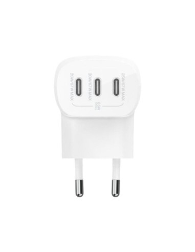 Cargador belkin wcc002vfwh 67w 3x usb tipo c blanco