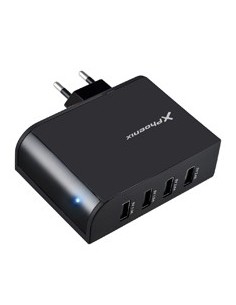 Cargador de pared 5 1v de 4 entradas usb 2 1a