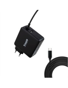 Cargador portatil tooq tqlc  usbc90pd 90w usb tipo c negro