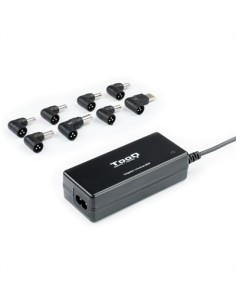 Cargador portatil universal tooq tqlc  65bs02at 65w 1 x usb 8c negro