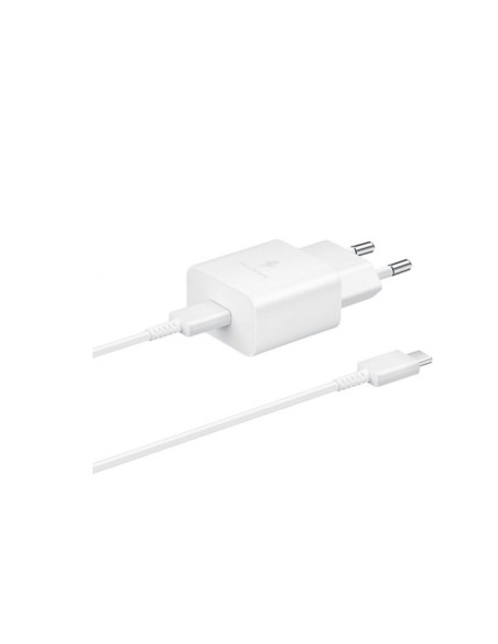 Cargador samsung ep  t1510xwegeu usb  c 15w  cable usb  c blanco
