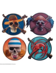 Set 4 posavasos cinereplicas one piece N1