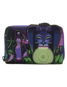 Cartera loungefly funko disney tiana y el sapo dr  facilier lenicular